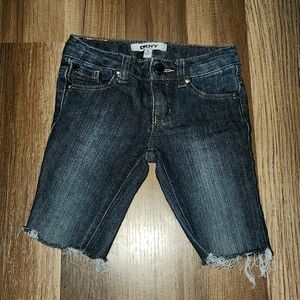 Dkny Denim Long  Jean Shorts Size 4
